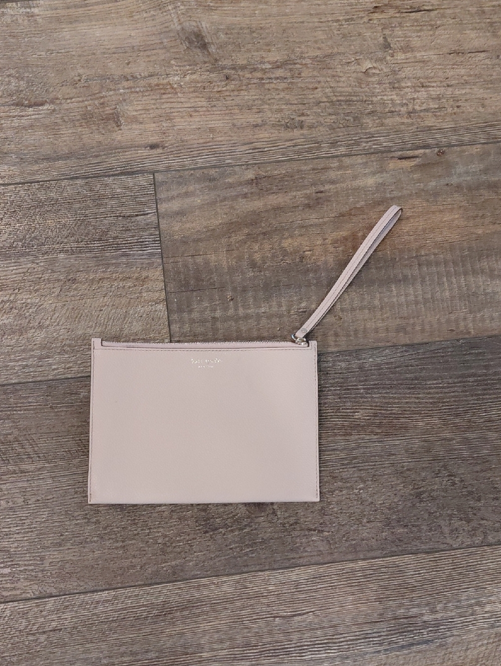 Minimalist Women's Wristlet Pouch - Light Blush